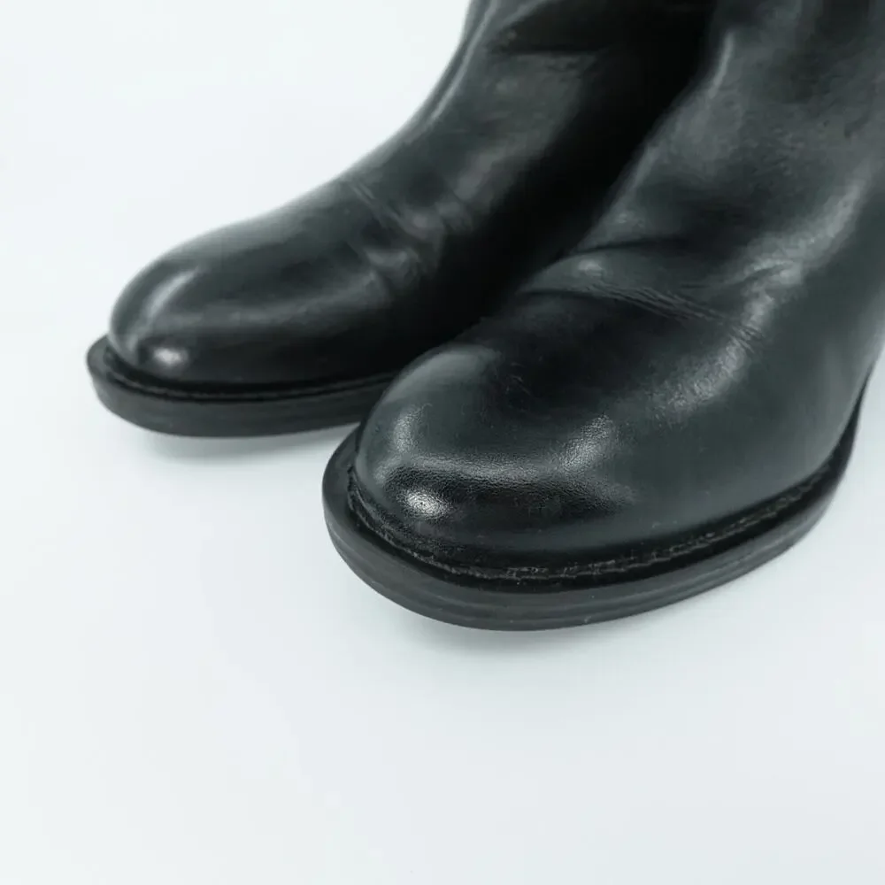 Enzo Angiolini Riding Boots Women 5.5 Black Leather Equestrian Dressage Timeless